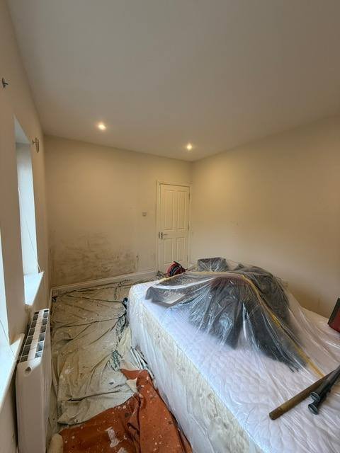 Bedroom before painting
